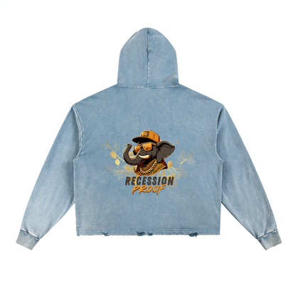 Black-owned hoodie brand,Hoodies with artwork,BAE Collection,92% Stand Down,92%,Vintage Washed Hoodie,Recession Proof Hoodie,	Graphic Hoodie Unisex,Urban Fashion,Fall Streetwear