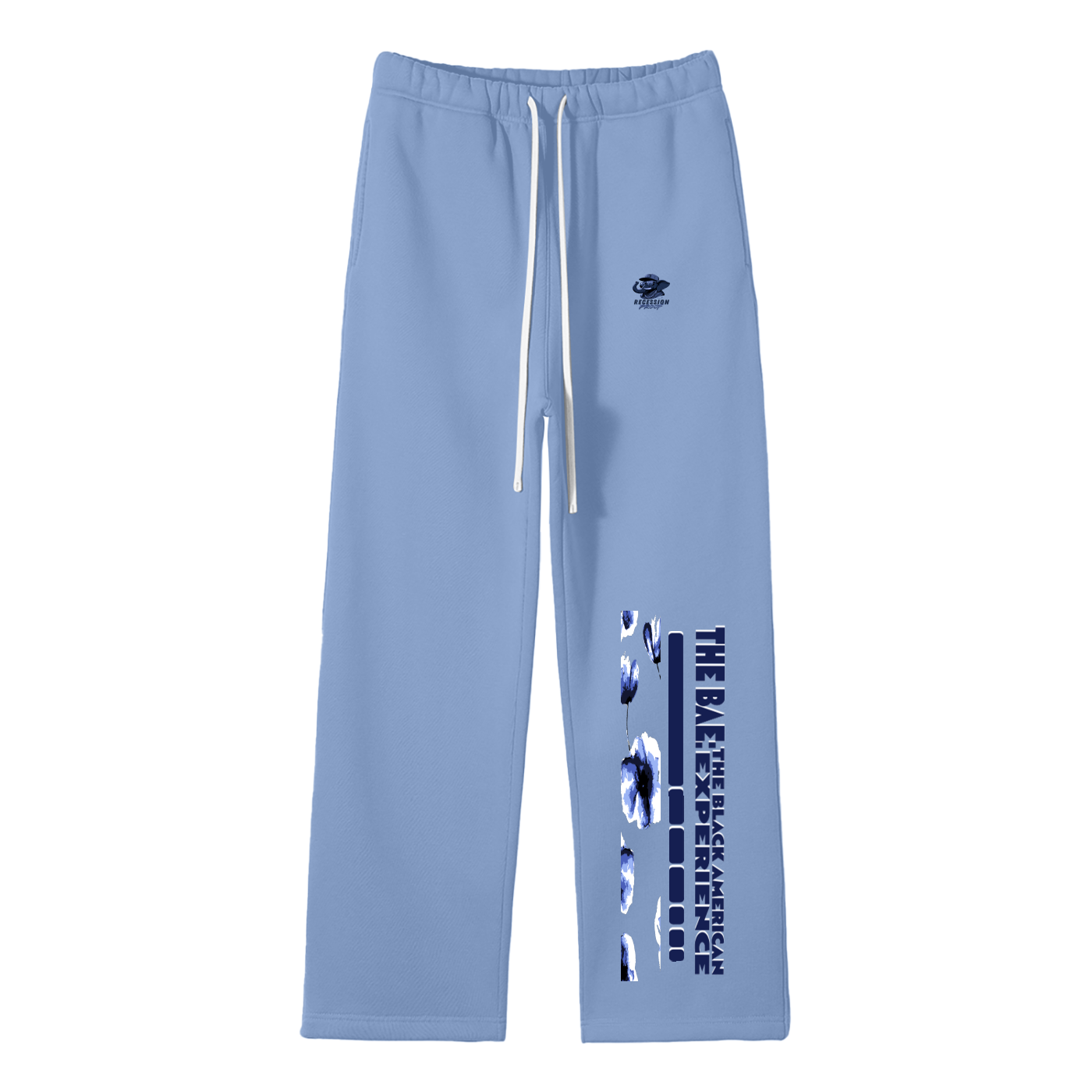 BAE Sweatpants,Graphic Streetwear Pants,Unisex Fleece Joggers,Fall Winter Sweatpants,Loose Fit Straight Leg Pants,Cotton Blend Sweatpants,The BAE Collection,TOTB EATS Apparel,Cultural Statement Pants,Urban Streetwear Bottoms